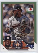 2023 Topps Japan Edition Jade Green 44/75 Cristian Javier #61 05ns