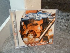 Soul Calibur (Sega Dreamcast, 1999) complete with manual + disc (scratched disc)