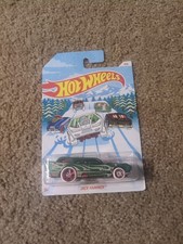 Hot Wheels Jack Hammer 3/6 Holiday Hot Rods 2018 FKV10 Green Christmas Car