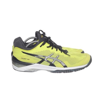 Asics, Sneaker, Größe: 46 1/2, Asics Court FF, Gelb/Schwarz/Weiß, Herren #bGF