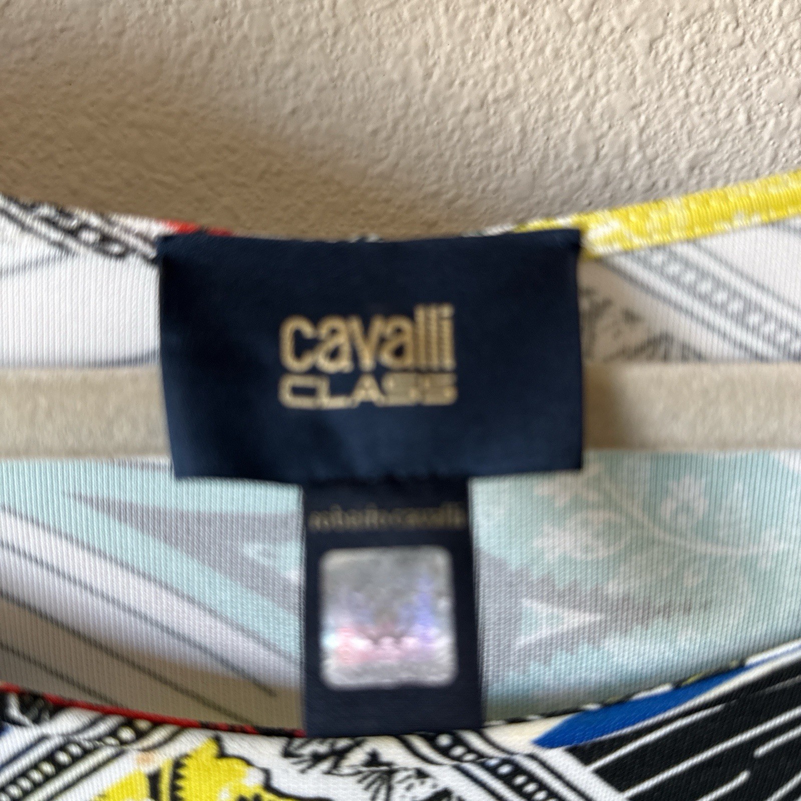 Cavalli Class Multicolored lightweight Crewneck T… - image 2