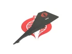 GI Joe Vehicle Night Raven Rear Vertical Fin w sticker 1986 Original Part