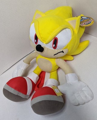 Sonic The Hedgehog Super Sonic 18 Inch Plush Backpack SEGA Accessory Innovations