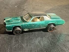 1968 Hot Wheels Redline Custom Eldorado - Metallic Green - White Interior