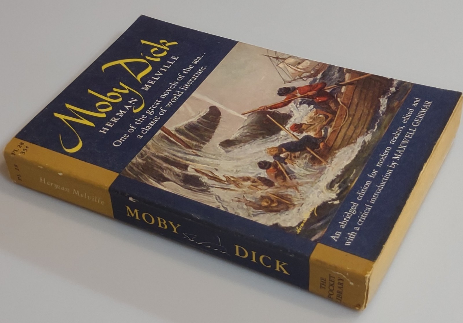 "Moby Dick" Herman Melville 1959 Pocket PB 399pgs