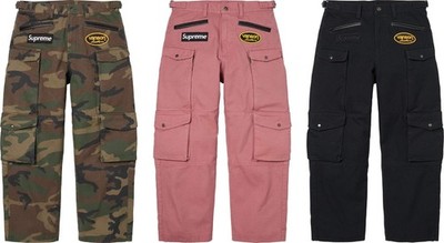 Supreme x Vanson Leathers Cordura Pant Camo Black Pink 3colors