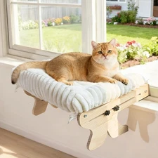 cat Window Perch for Indoor Cats Large Hammock with Washable Cover Suitable All