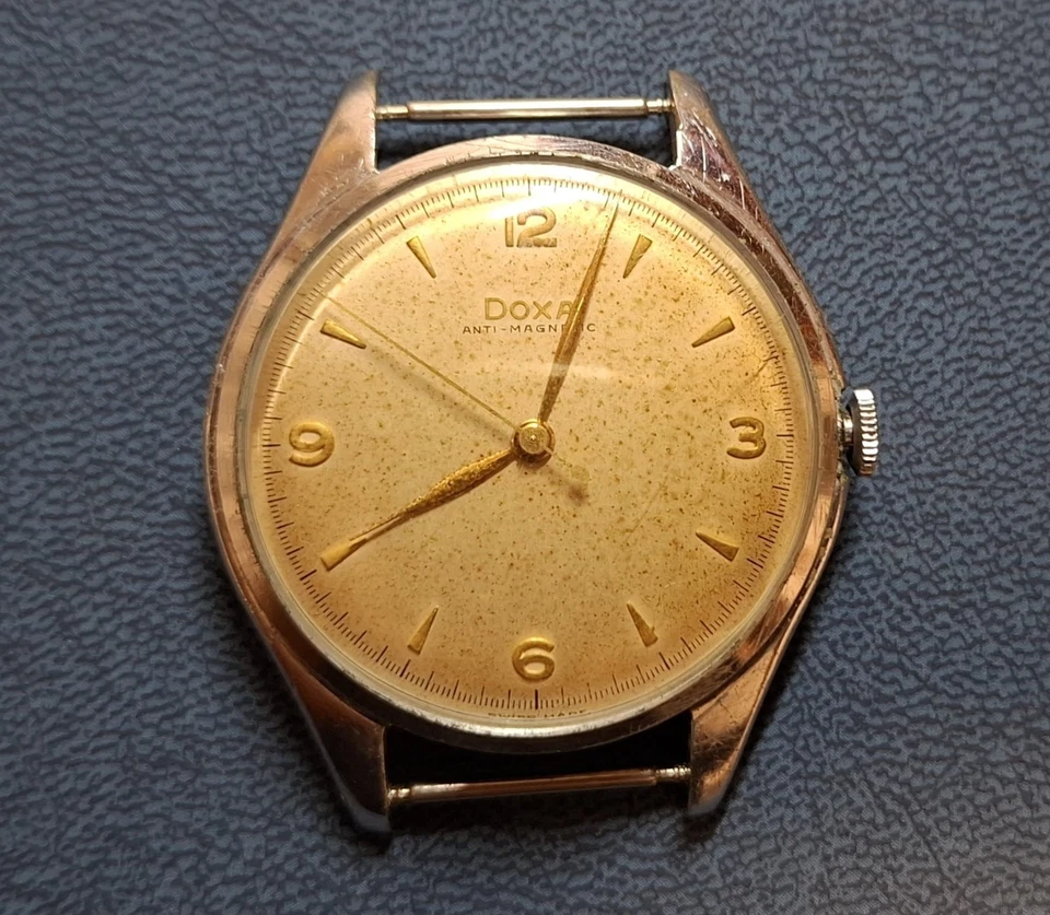 DOXA WWII 40's MILITARY cal.1147  38mm VINTAGE RARE SWISS WATCH. - Image 3 of 4