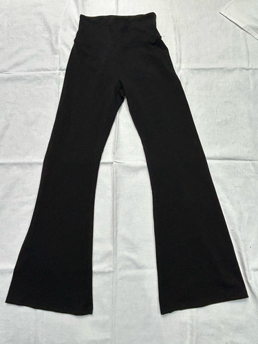 Jockey Women's Cotton Blend Stretch Bootleg Pants Black Size Medium. 1T - Picture 1 of 8