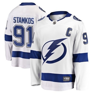 Tampa Bay Lightning Steven Stamkos Fanatics Authentic White Breakaway Jersey S
