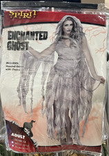 Spirit Halloween Adult Enchanted Ghost Halloween Costume-Small/Medium-NEW