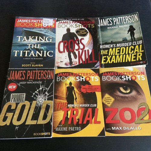 James Patterson Bookshots Lot Of 6 Paperbacks Good - VG Condition