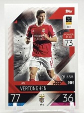 2022-23 Topps Match Attax UEFA and Europa #264 Jan Vertonghen SL Benfica