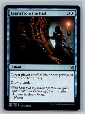 Magic MTG Dragons of Tarkir Learn from the Past #060/264 TCG CCG