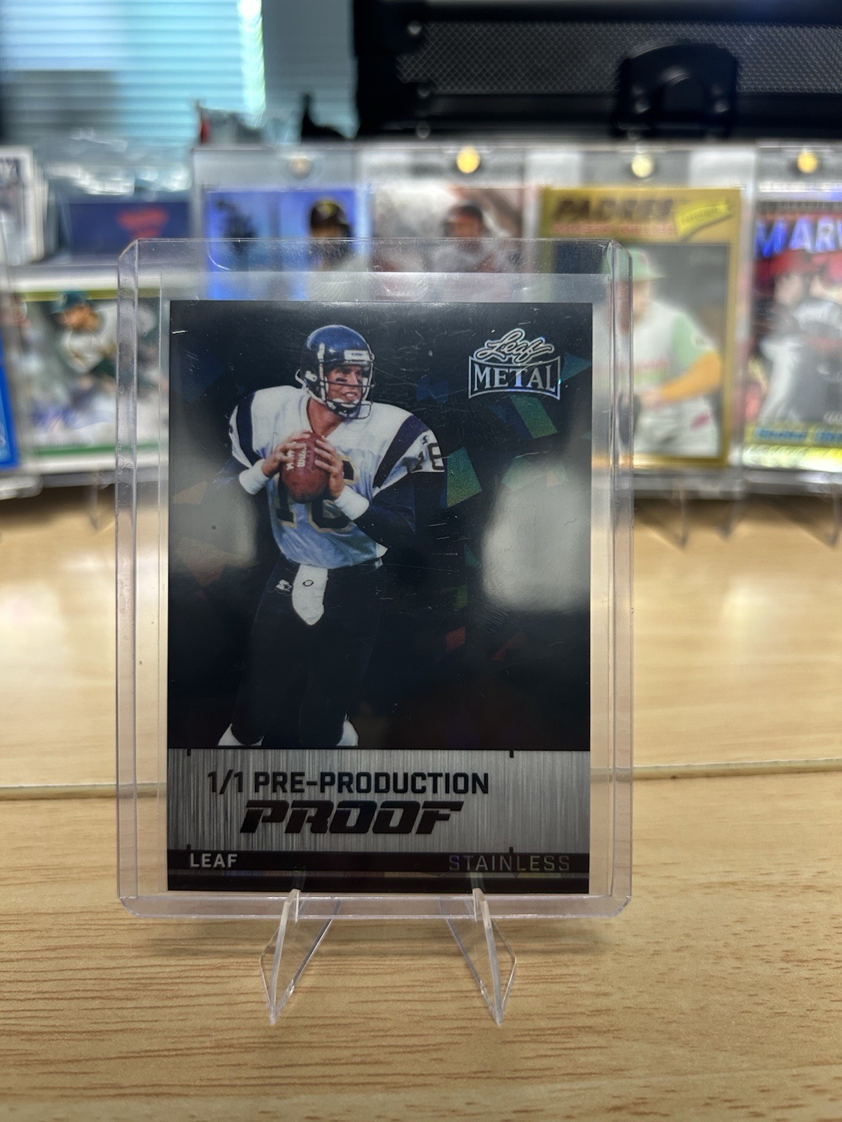 Leaf 2026 Metal Ryan Leaf #SB-39 Stainless 1/1 Pre-Production Proof Serial #