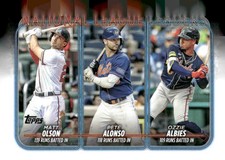 2024 Topps #293 Matt Olson / Pete Alonso / Ozzie Albies