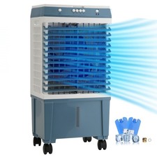 Uimoso Evaporative Cooler Swamp Cooler 3-in-1 1400 Cfm 5 Gal Air Humidifier Home