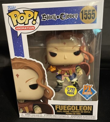 Funko Pop Fuegoleon Black Clover Glow In Dark Limited Edition # 1555. NIB
