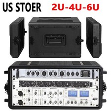 2U 4U 6U Rack Case Shallow 11"/16" Depth, 19" Rackmount Flight Case For DJ Mixer