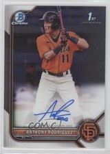 2022 Bowman Chrome Prospect Auto Anthony Rodriguez #CPA-ARZ Auto 0u79