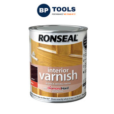 Ronseal 36847 Quick Dry Gloss Interior Varnish Walnut 250ml