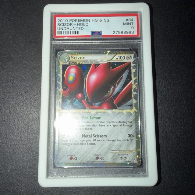2010 POKEMON UNDAUNTED SCIZOR PRIME #84 ULTRA RARE PSA 9 MINT 