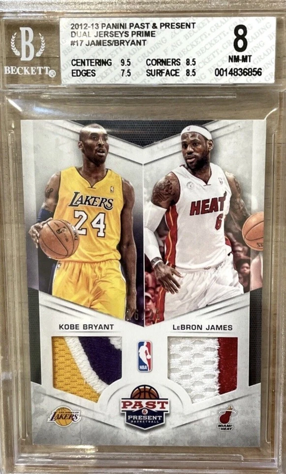 ™ 2012-13 PaNiNi PAST & Present🏀BasketBall Box SEALED, KOBE/LEBRON Dual Jerseys - Image 2 of 4
