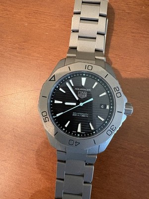 40mm Tag Heuer Aquaracer Solargraph Men's Wristwatch Titanium WBP1180.BF0000