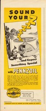 1950's Vintage ad for PENNZOIL (062213)