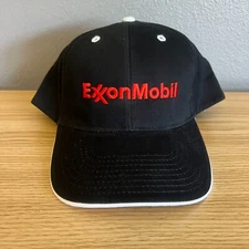 Exxon Mobil Gasoline Petroleum Oil Gas Sustainable Oils Hat Cap Strapback