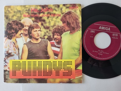 Puhdys - He, John/ Was vom Leben bleibt 7'' Vinyl Amiga
