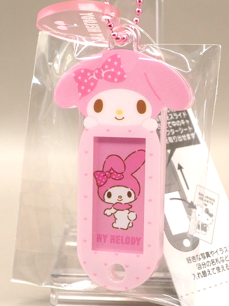 My Melody Sanrio Characters Name Tag Acrylic Keychain Anime Japan