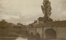 RPPC Postcard River Thames Abingdon Bridge Unstamped 