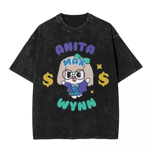 Anita Max Wynn Love Washed T Shirt - Streetwear high quality shirt - Picture 24 of 32