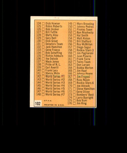 1963 Topps Set-Break MID GRADE SET,   OVERSTOCK, U-PICK  DISCOUNTED PRICES!! - Picture 110 of 244