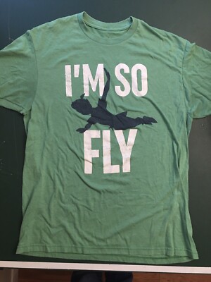 I m so Fly Peter Pan Disney Men s Large Tshirt
