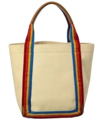 Anya Hindmarch Wink Small Canvas Tote Bag in Stone NEW | eBay