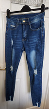 Womens size 8 Jeans Shein Skinny Falmer Heritage ripped