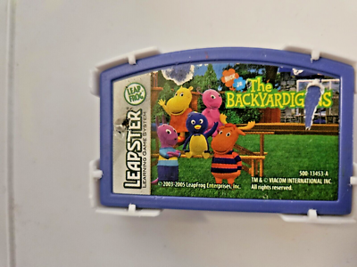 The Backyardigans Leapster 1 & 2, 2006, Game & W/ Slight Cracks 2
