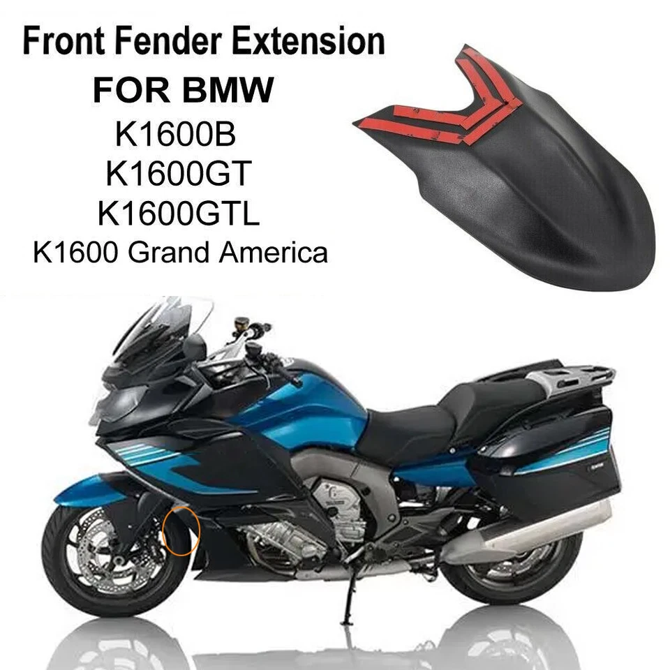 Подходит для BMW K1600GT K1600GTL K1600B K1600 удлинитель переднего брызговика крыла - Изображение 3 из 4