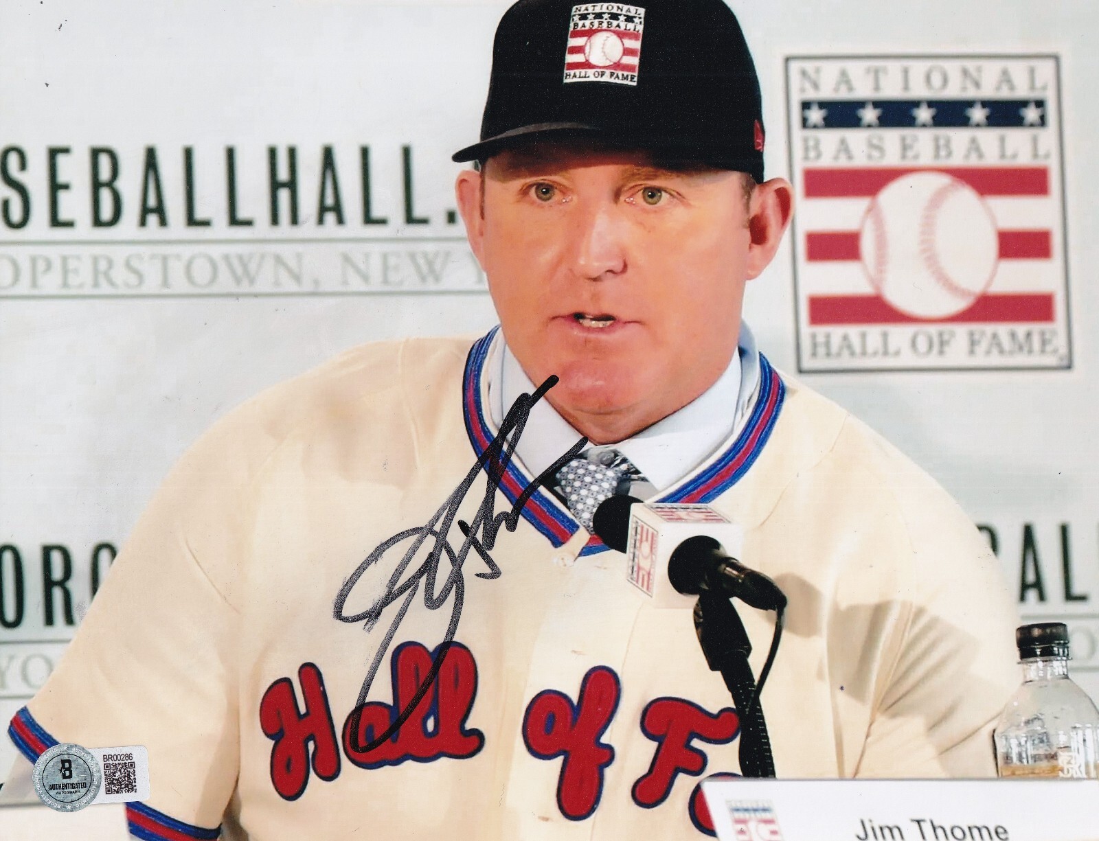 Jim Thome Autographed Signed Chicago White Sox () baseball 8X10 photo BECKETT BAS BR00286 
