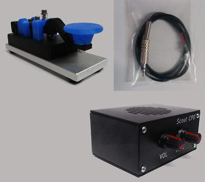 Camel Back Morse Code Staight Key - Practice Oscillator & Cable