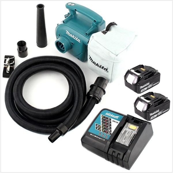 Makita Dvc 350 Rf Akku Staubsauger 18V + 2X Akku 3,0Ah + LadegeräT-image