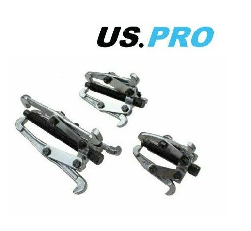US PRO 2 Jaw Sliding Arm Gear Puller 120mm Wide and 100mm Reach Reversible 5151 - Image 2
