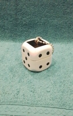 Lucky Dice Ornament - Money Holder - Zipper Pull *