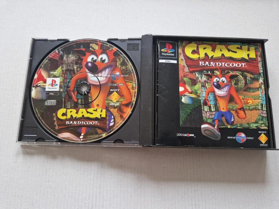 CRASH BANDICOOT. PS1 Game. BIG BOX. Complete with DEMO. (PlayStation One, PAL) - Image 3 of 4