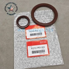 O★E★M  2× Front & Rear Main Crankshaft Seal FitsFor Honda Acura US