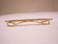 2-3/8" Round Profile Loop Ends Gold Tone Vintage Collar Bar L204
