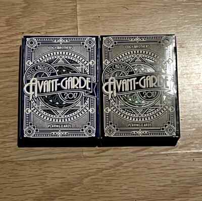 Avant-Garde Blue & Green LASER CUT Playing Cards by Edgy Brothers - Only 50 Made