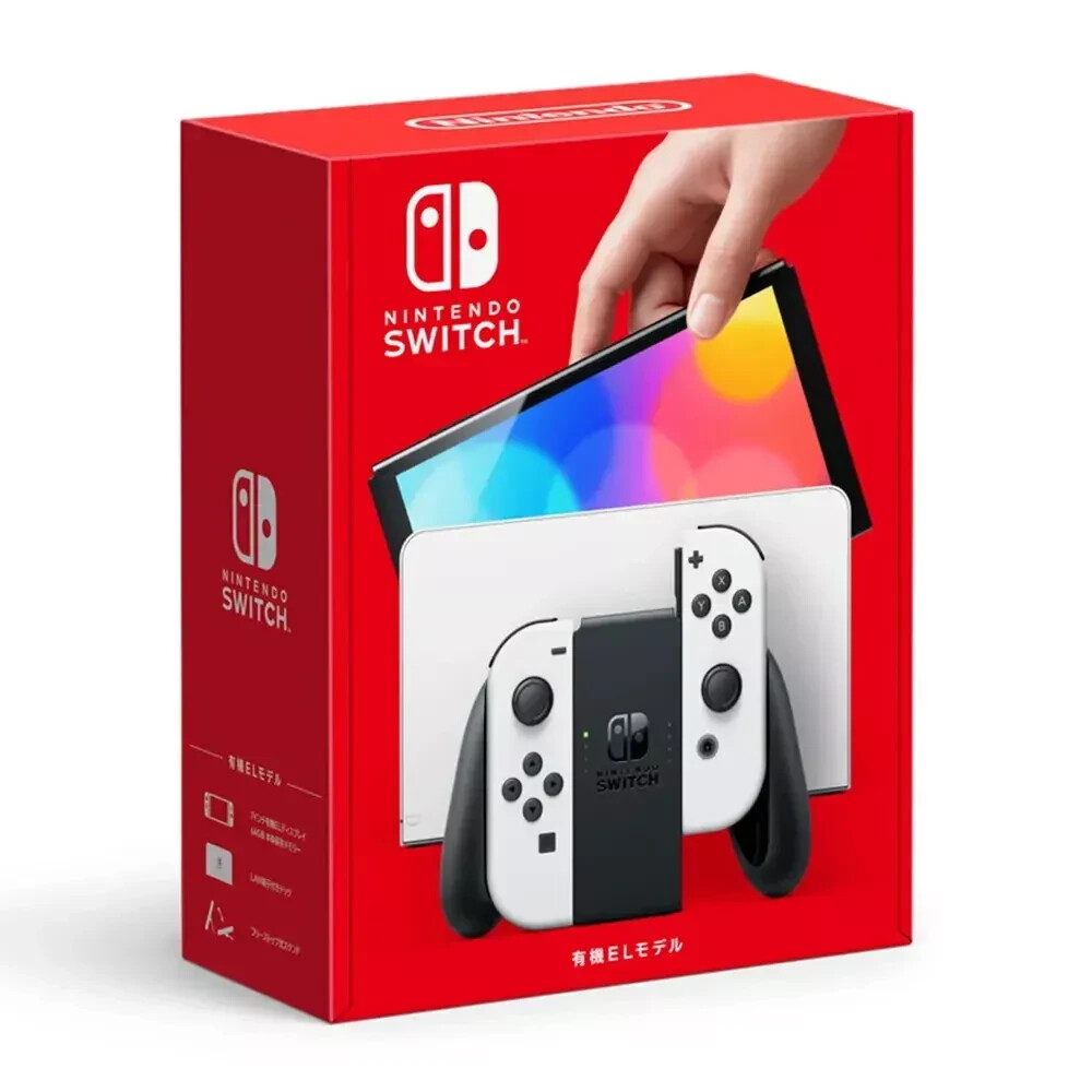 Nintendo Switch OLED 64GB White Joy-Con 2021 Newest - Japan Import with US plug